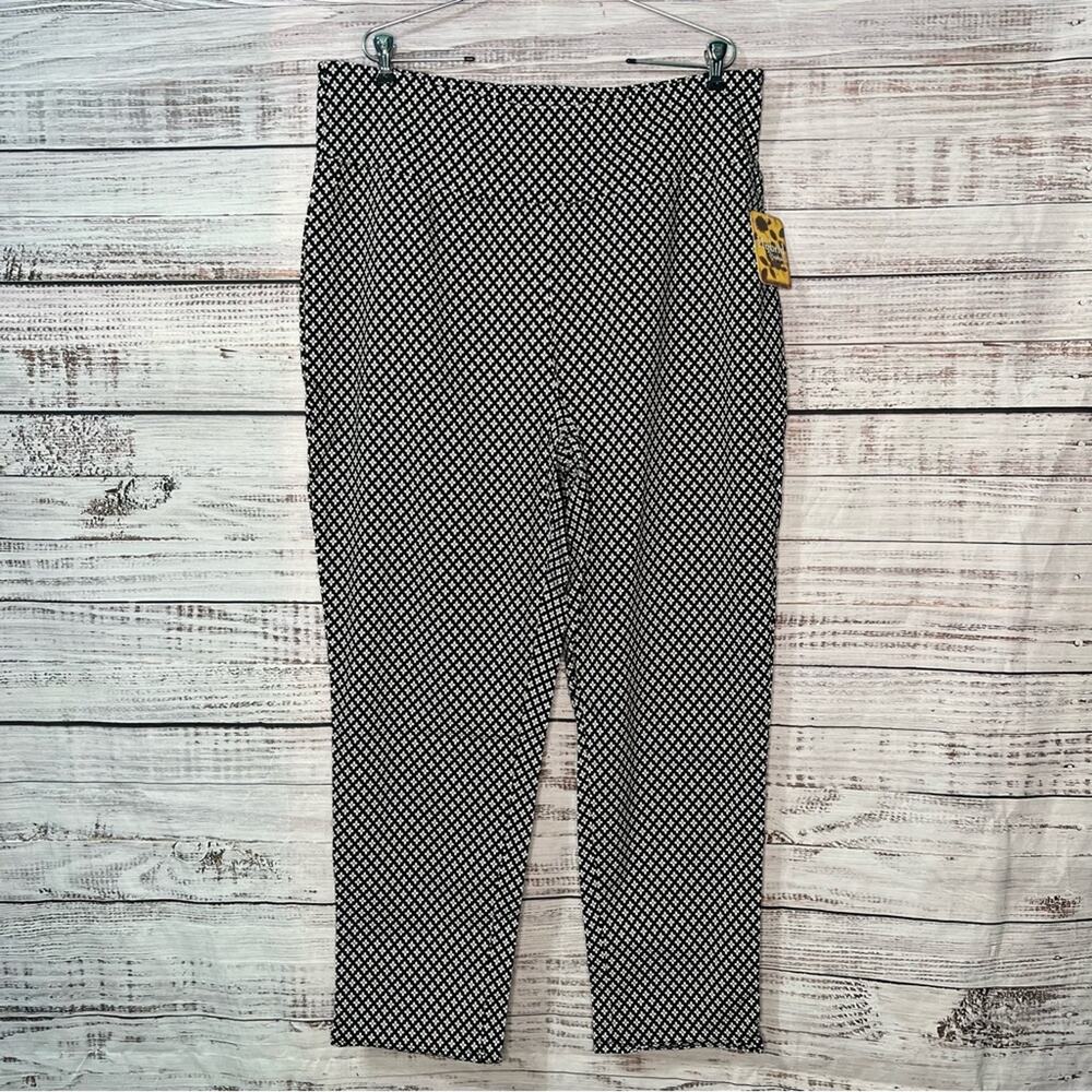 Hybrid & Company 3X Twill Pants Full Elastic Waist Pull On Stretch Ankle Pant